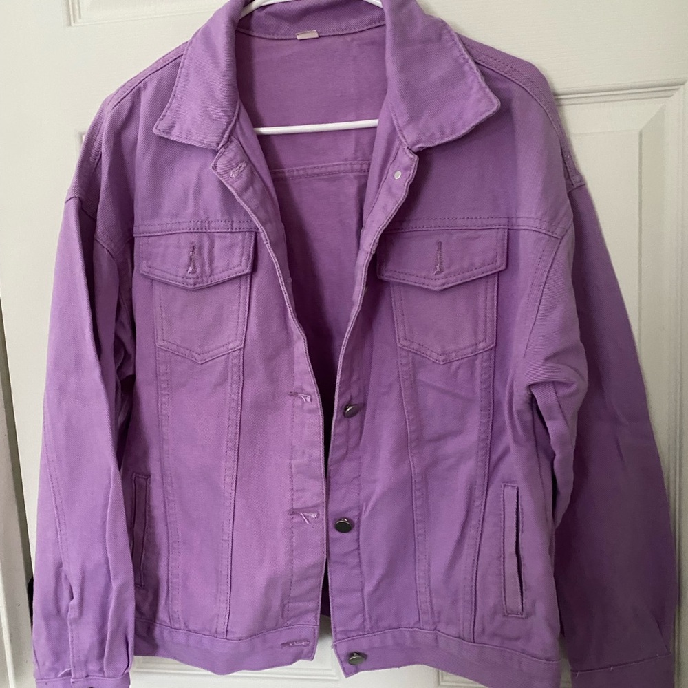 Purple Denim Jacket